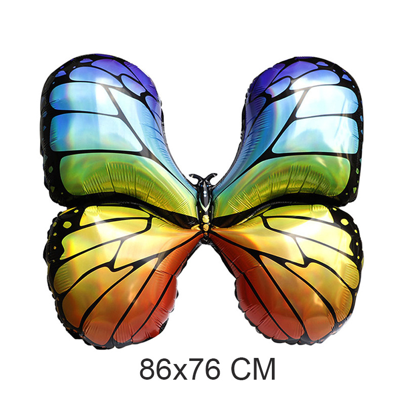 大号镭射彩蝴蝶
