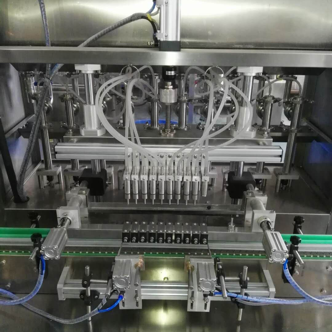 100ml十头液体灌装机2