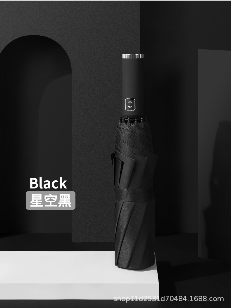 13骨男士黑胶自动配色手柄三折伞_14.jpg