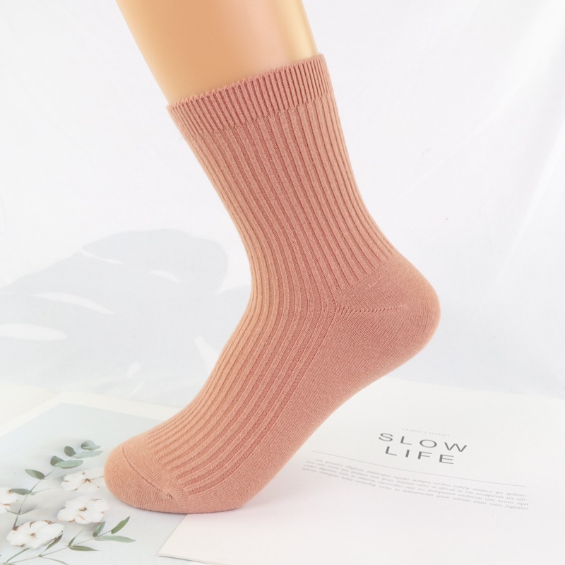 双针高腰厚棉女袜 (15)