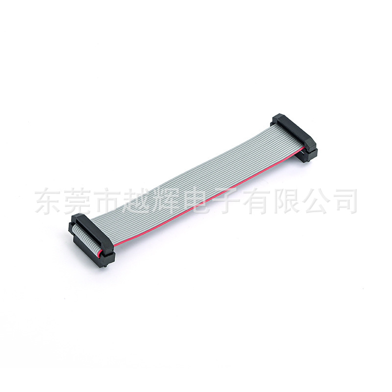 2.0MM IDC飞机头彩排线 IDC CABLE压线式灰色