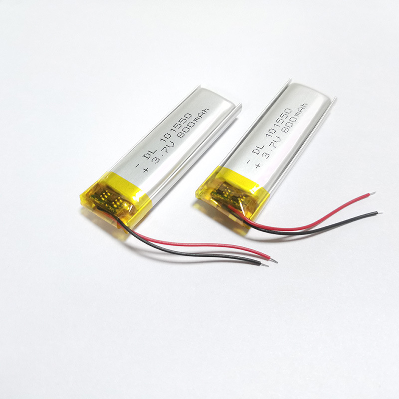 101550聚合物锂电池3.7V组合锂电池厂家800毫安蓝牙耳机锂电池