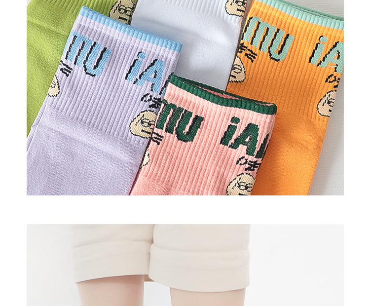 袜子五指袜女纯棉