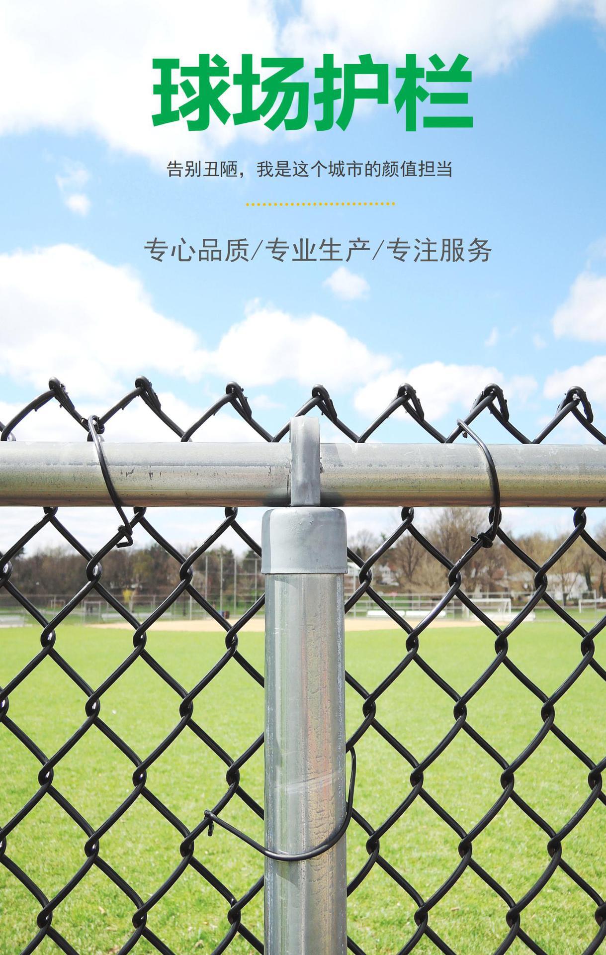 球场护栏 勾花网护栏 体育场护栏