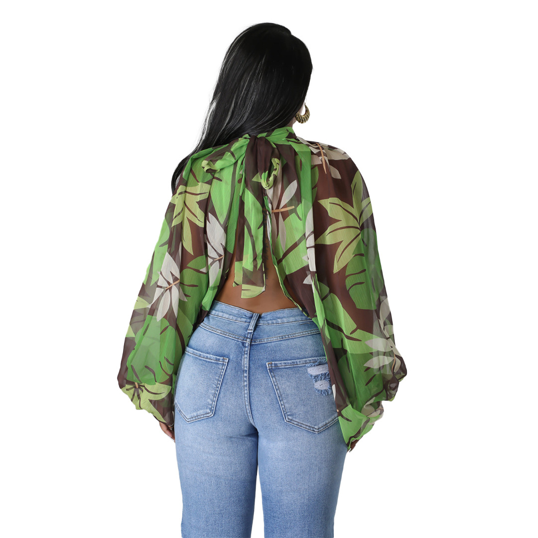 6690 棕底绿叶模特图5.jpg