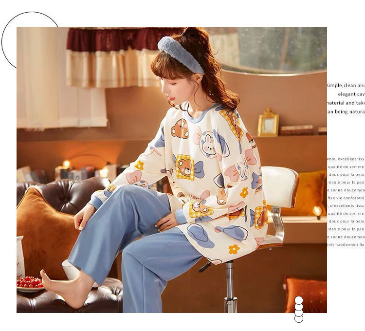 SMX厚款蓝裤蝴蝶结熊长套_08