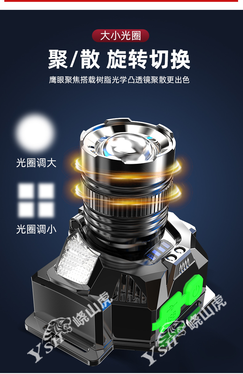 强光手电筒可充电