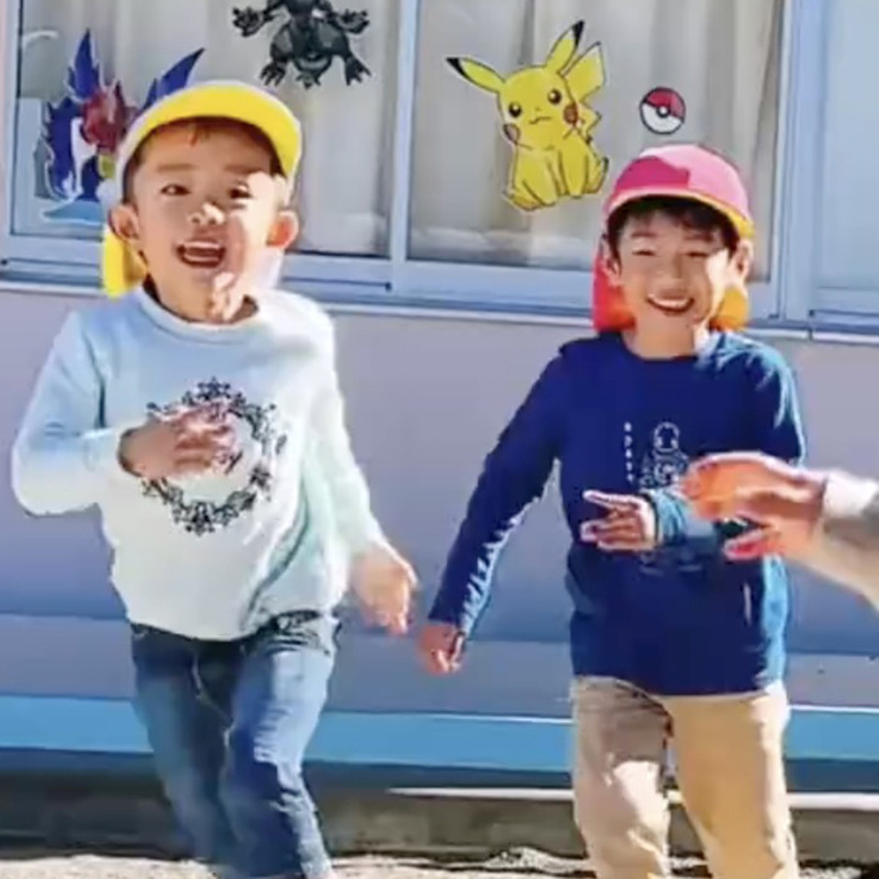 日本帽子学生儿童帽子