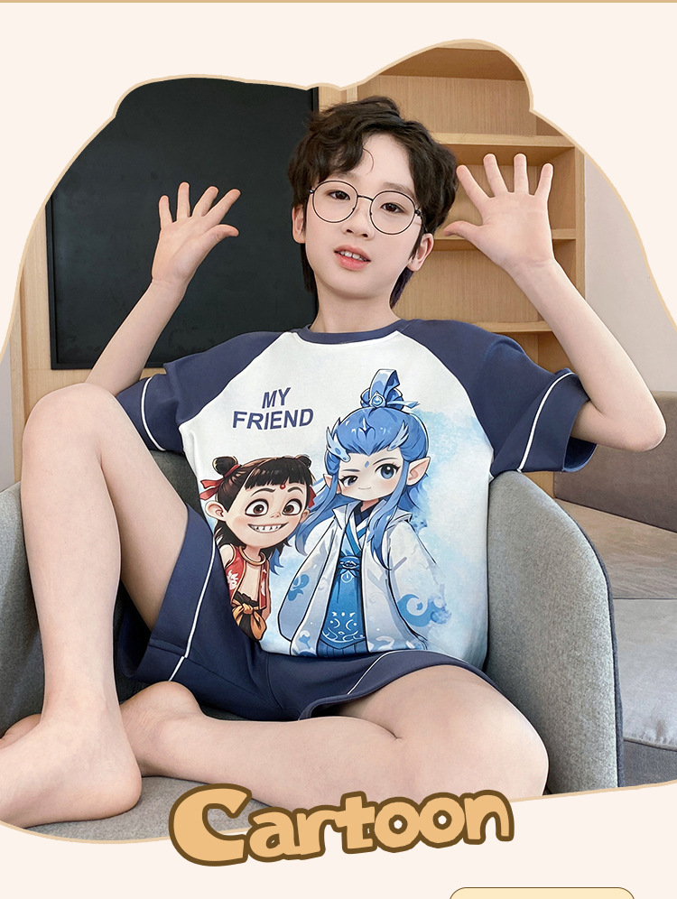 复制_儿童睡衣男童夏季纯棉双短薄款套装小男孩中.jpeg