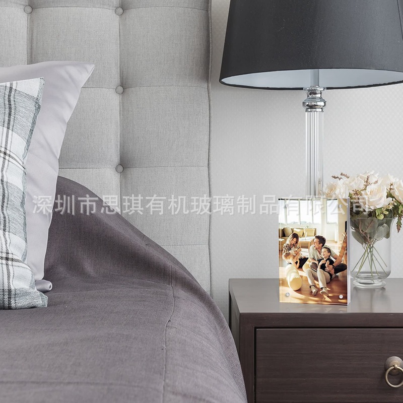 源头实力工厂现货供应平台热销亚克力强磁相框