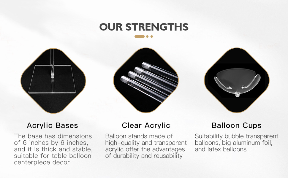 TEKXYZ Balloon Stand For Table Centerpiece Decoration