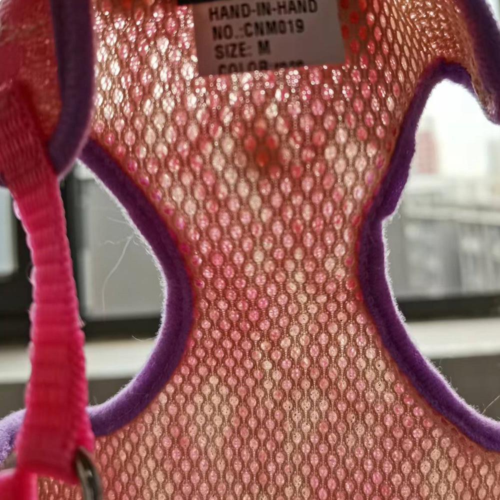 harness vest mesh leash lace d