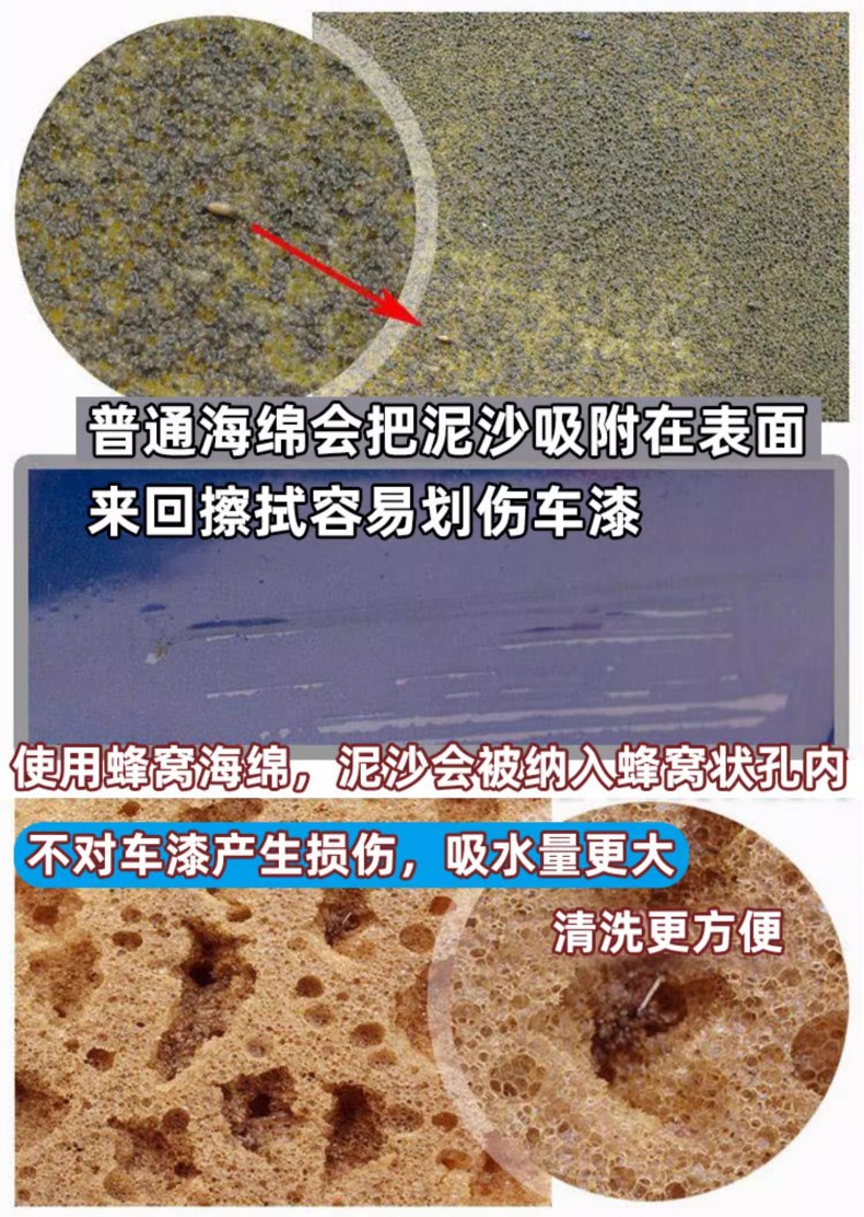 高密度洗车海绵