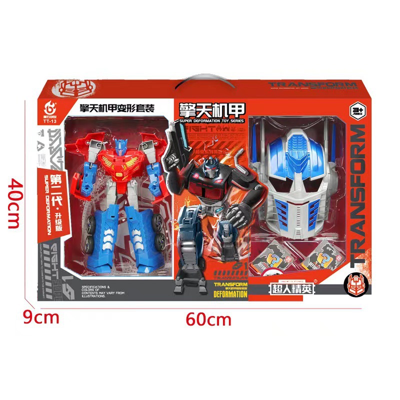 商品详情图_过家家公仔机器人变身车模型TT-13亲子互动面具