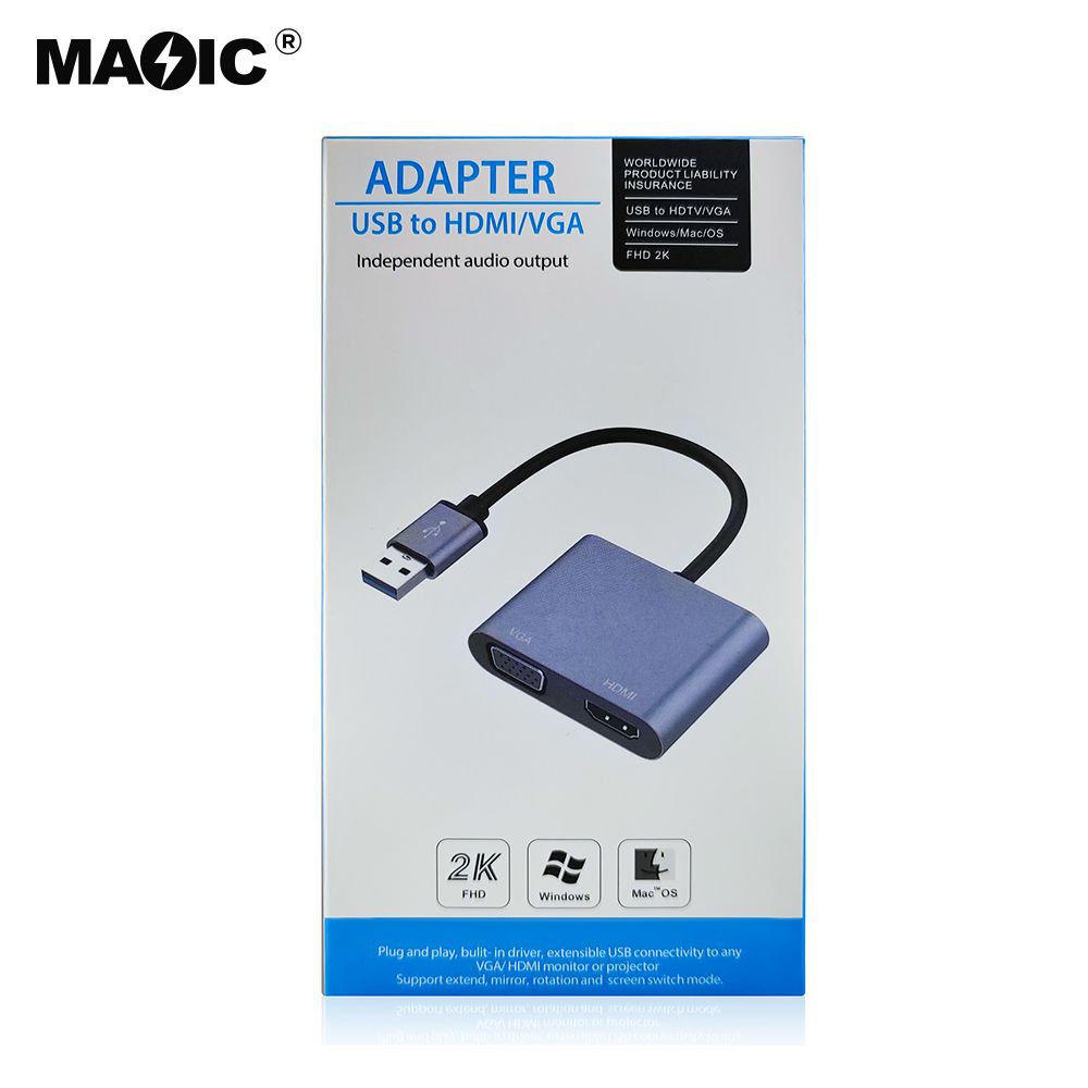 Adapter USB to HDMI VGA6