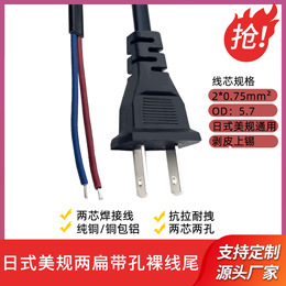 两扁带孔单头