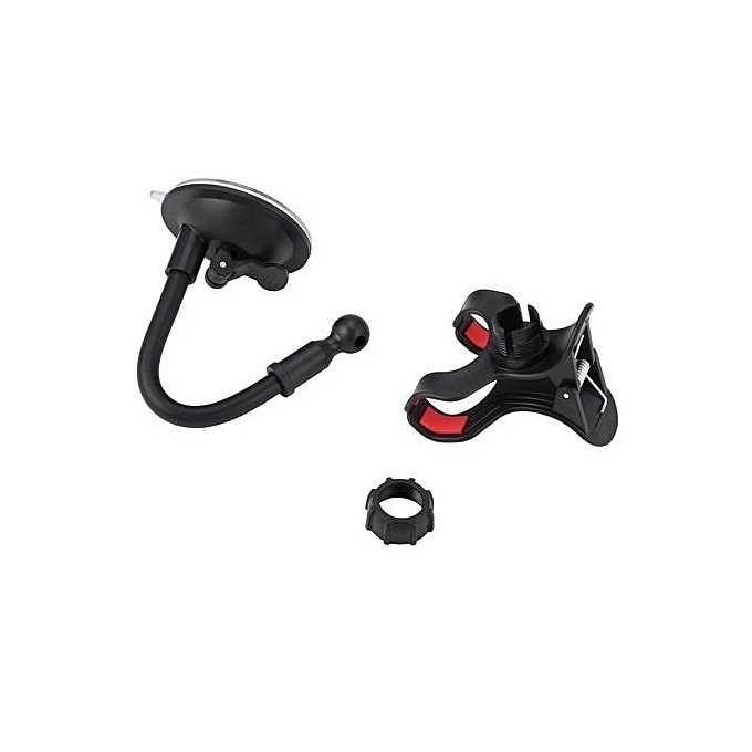 双夹铝管手机支架 万向软管支架 车载支架 大夹头