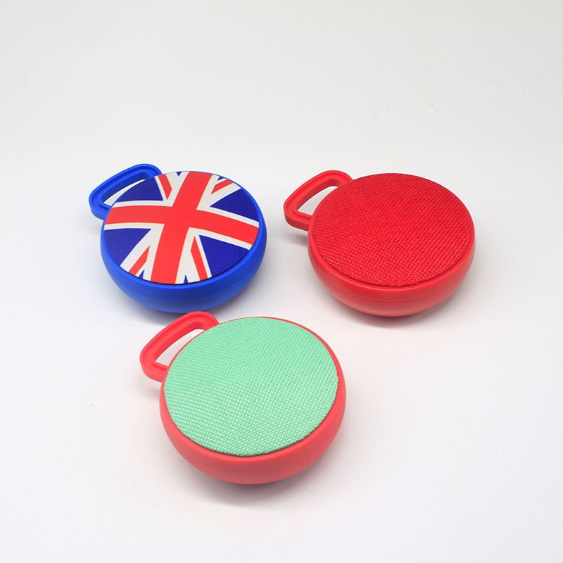 新款礼品无线蓝牙音箱布艺迷你便携式小钢炮音箱低音炮蓝牙小音响