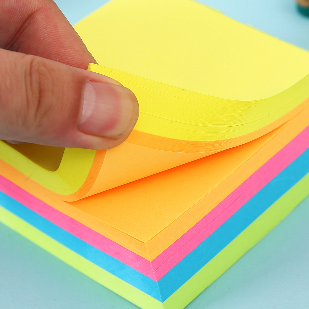 便利贴可爱可撕便签本外卖简约便利贴定制卡通n次贴套装便签纸4