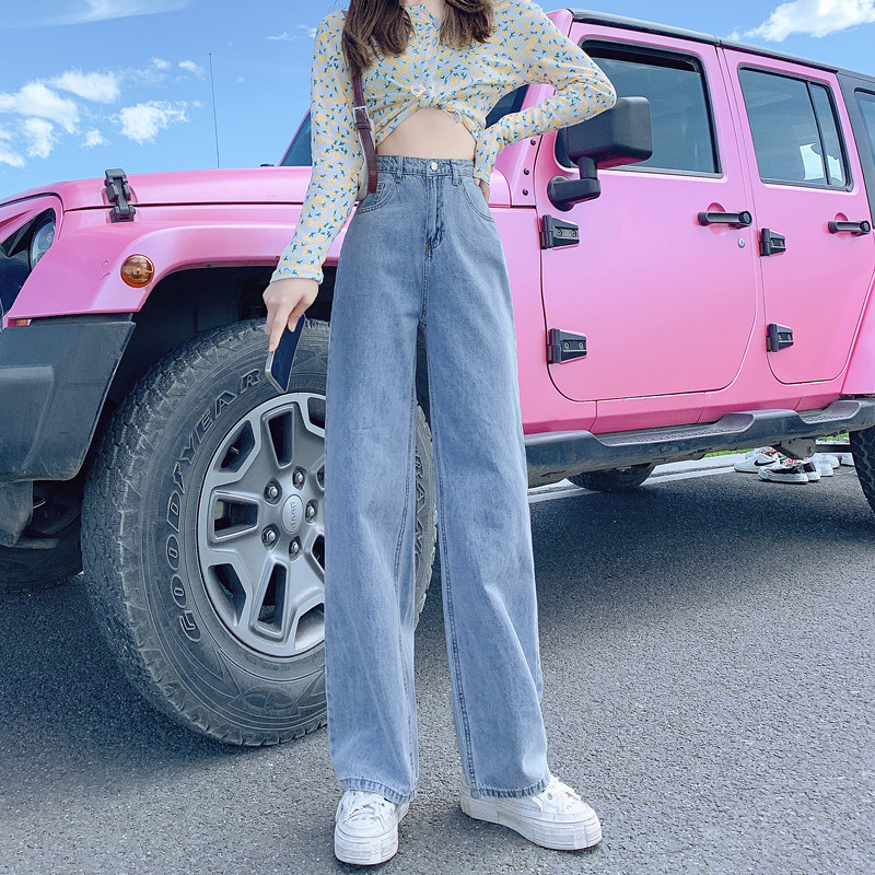 颜色分类图_浅蓝色 九分裤