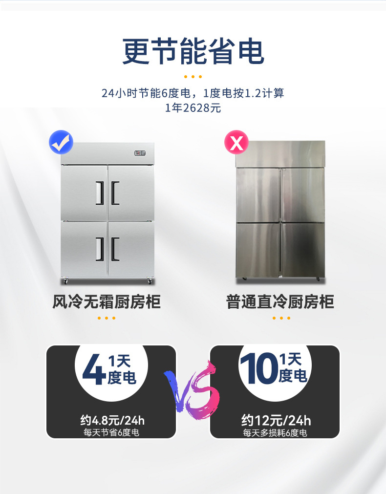 四门商用冰箱
