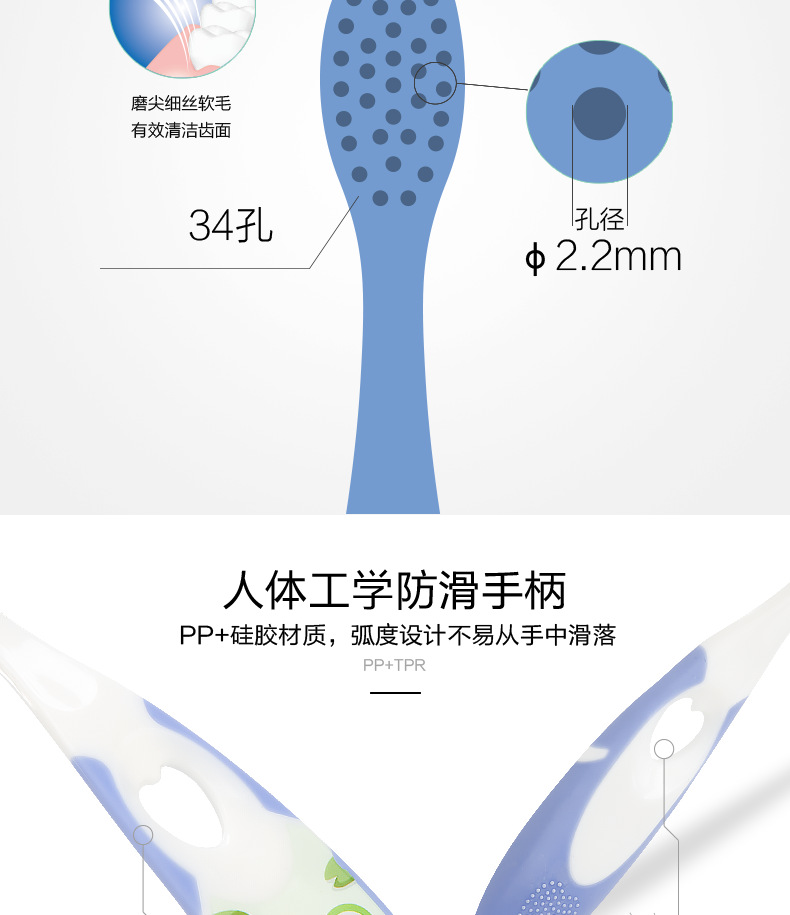 儿童牙刷软毛地摊货源2二元家庭日用品百货一件代发牙刷工厂批发