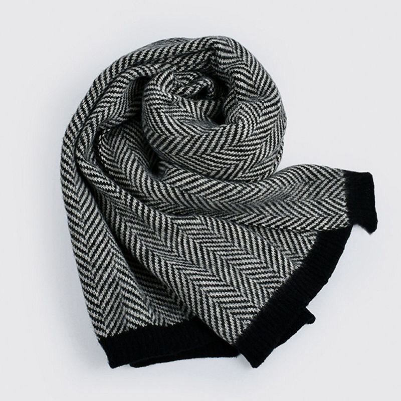 围巾韩系氛围感