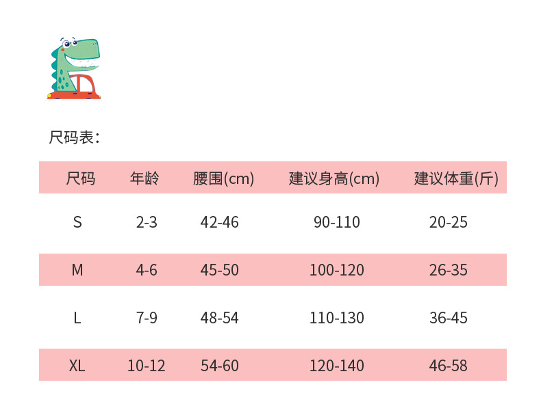 尺寸表