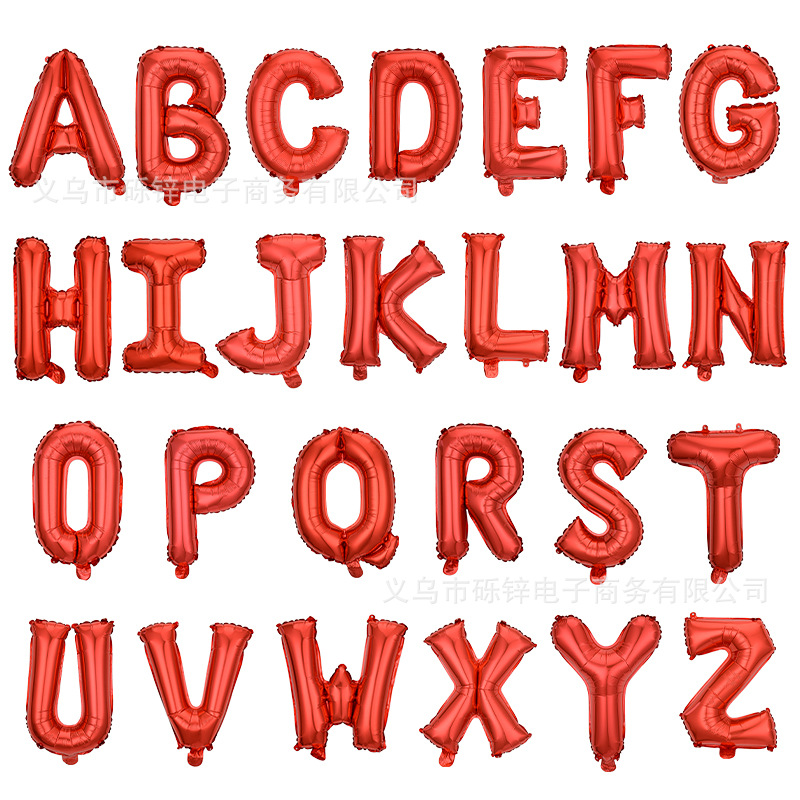 红字母