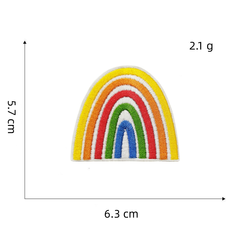 橘色系列布贴1#