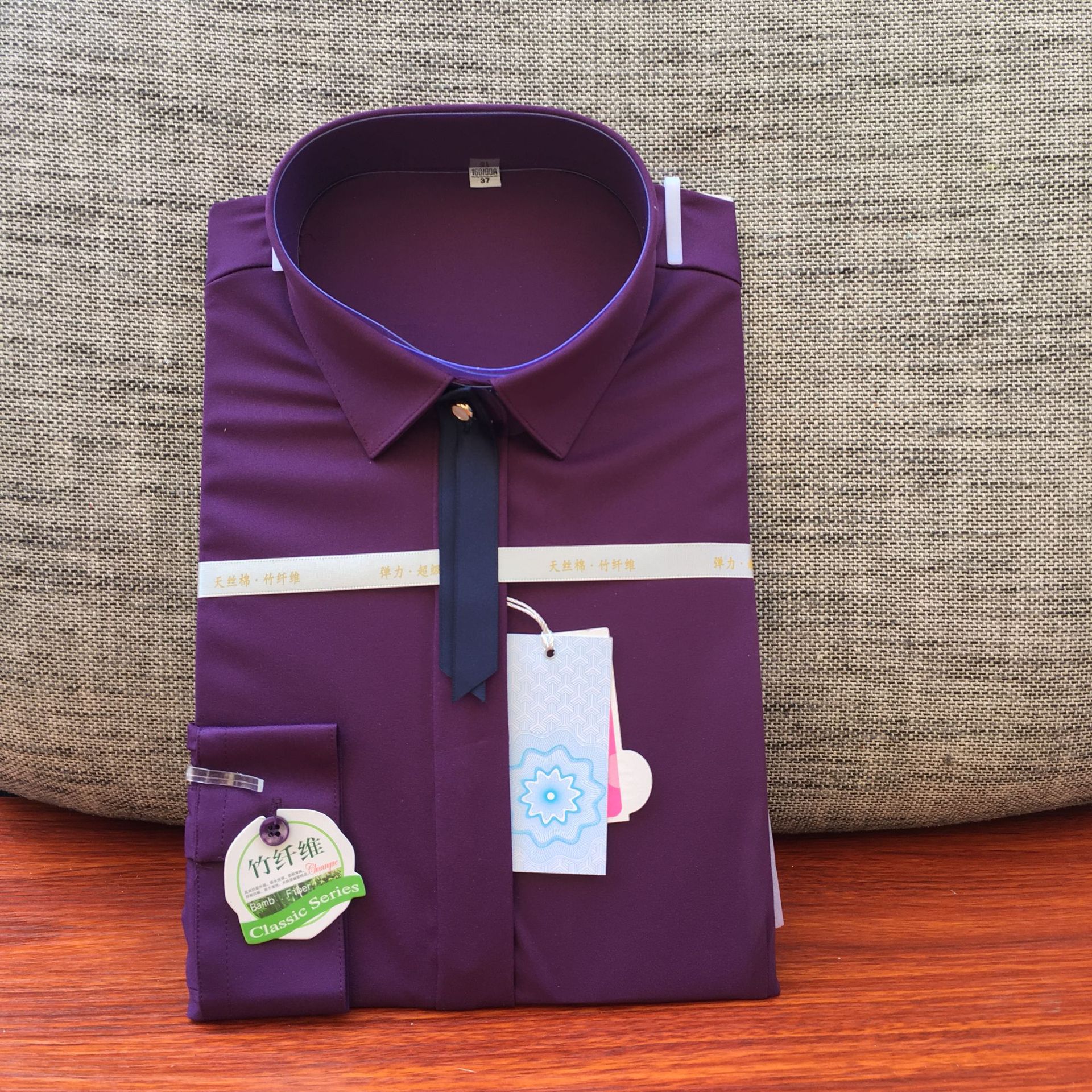 160-6 女长袖紫色-1