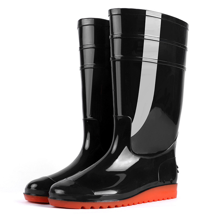 03969#风顺505高筒37cm平底雨靴食品靴_05.jp
