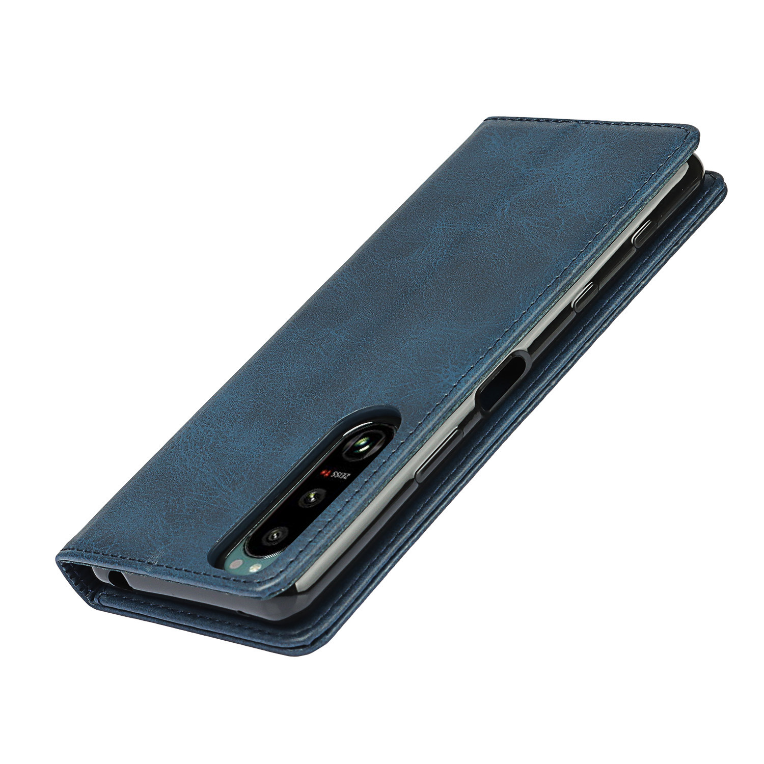 索尼 Xperia 5 III 小牛纹强磁皮套