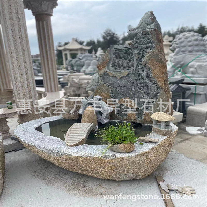 流水池，喷水池