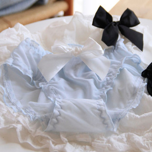 年轻漂亮内裤18岁到35岁女生蕾丝中腰女士内裤薄纱少女内裤 A308