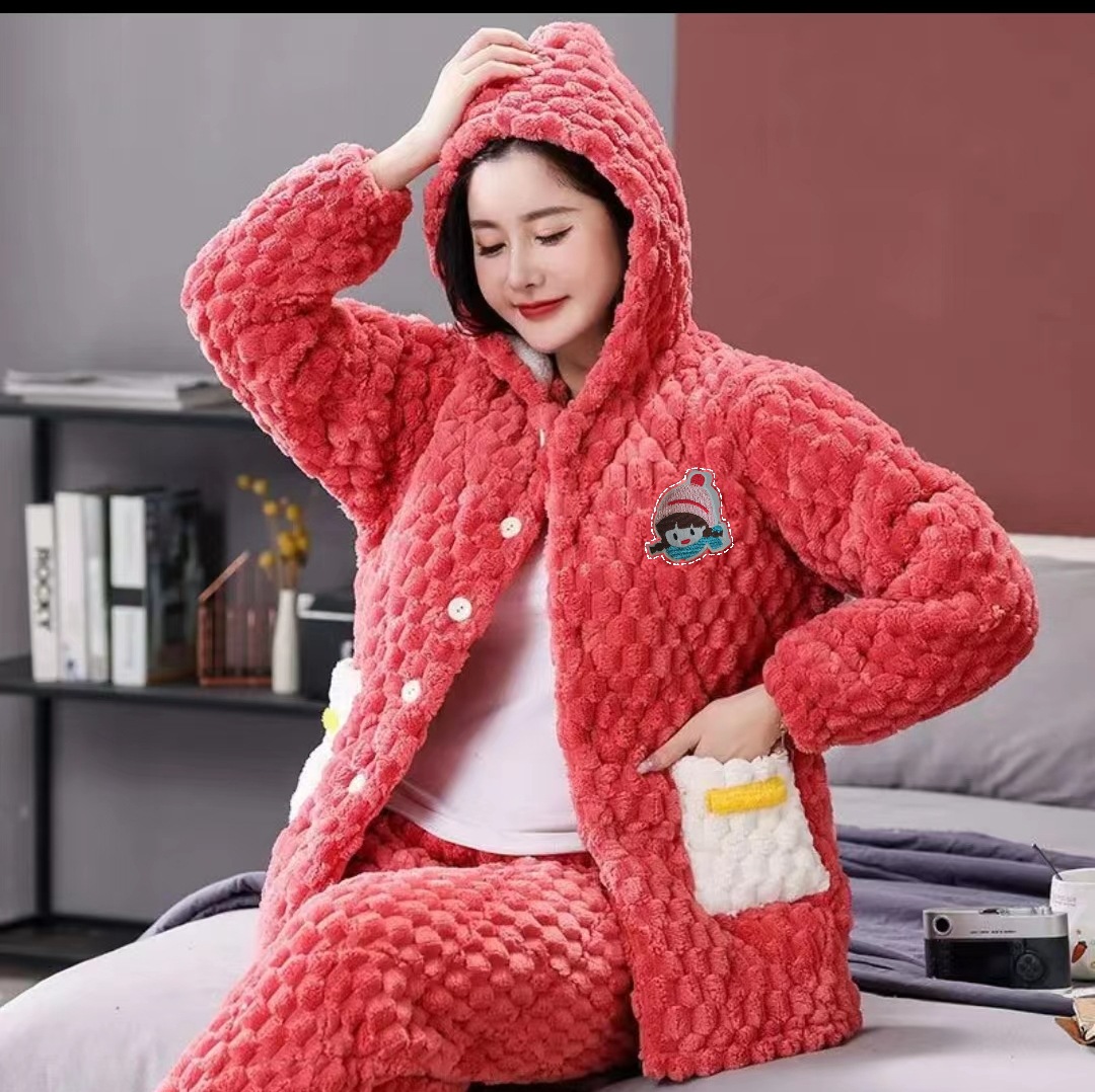 金龟绒帽子 红豆沙