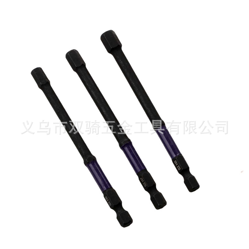 紫色100mm内六角风批头7