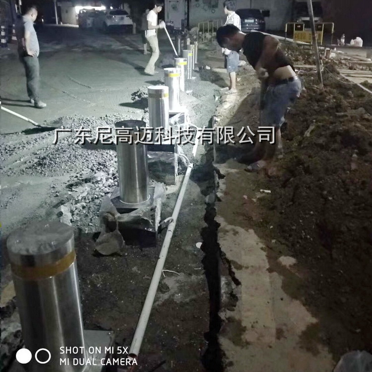 东莞南城区阳光第一小学升降柱安装3_L