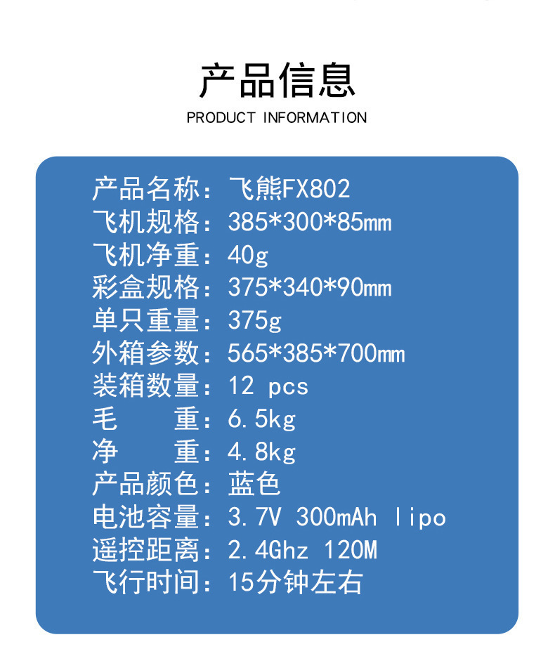飞熊FX802遥控滑翔机eagle