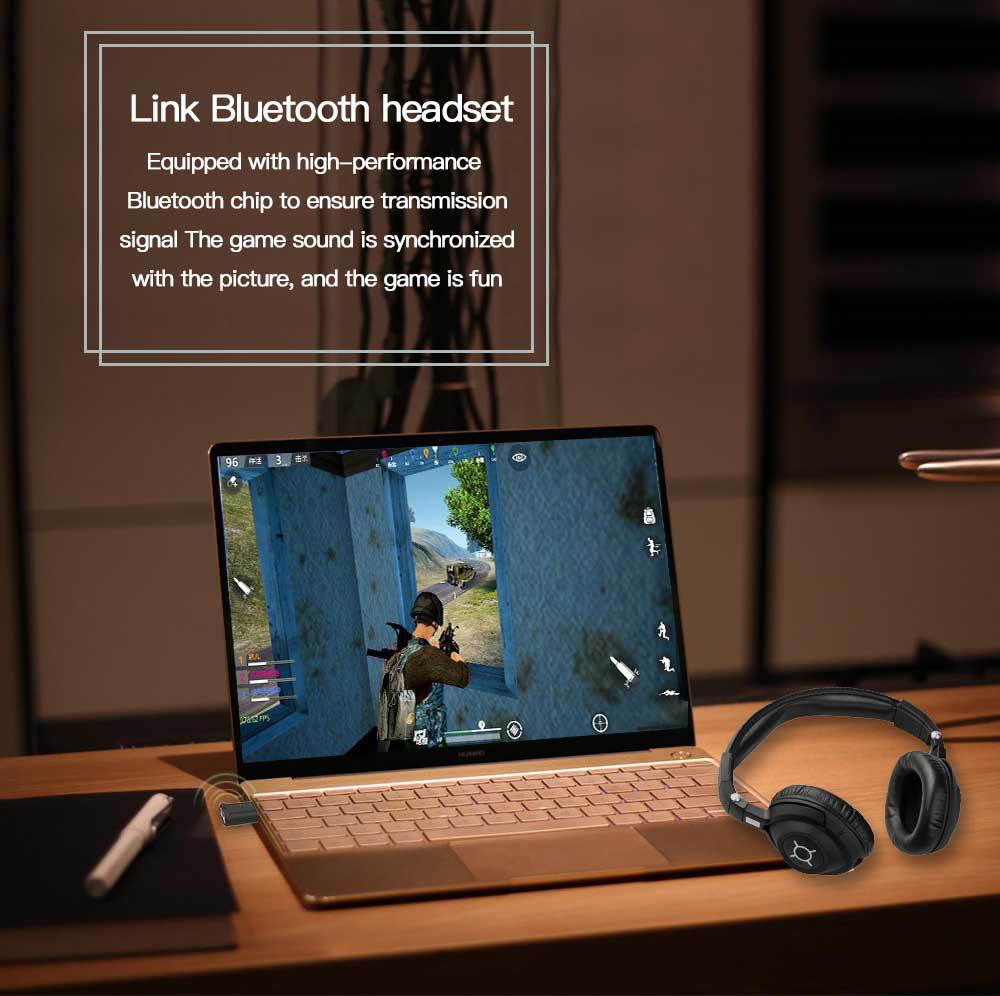 跨境USB5.0蓝牙音频发射器蓝牙发射器适用PC Switch底座USB接口