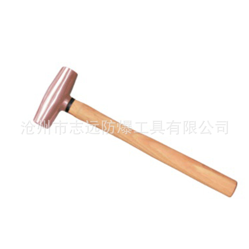 紫铜木柄圆鼓锤