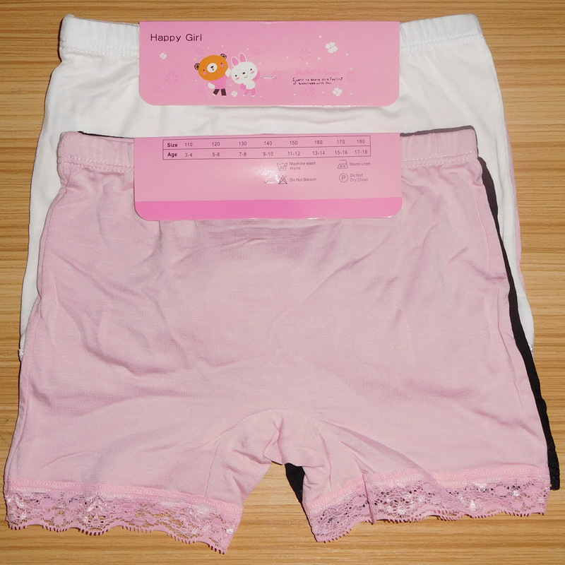 纯棉女童安全裤