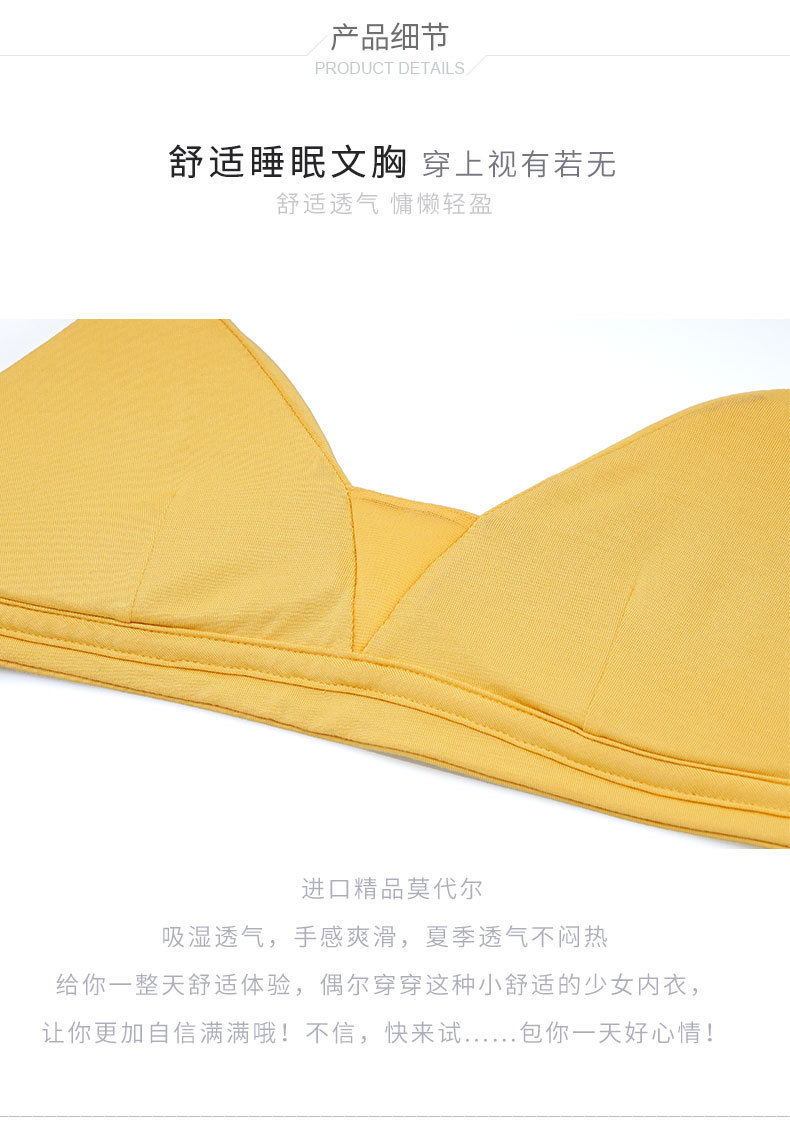 少女无钢圈睡眠文胸