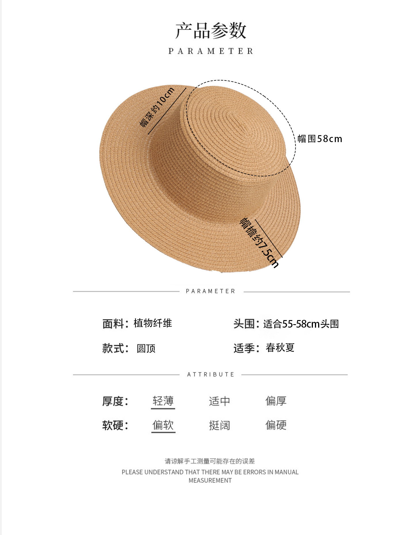 平顶圆边尺寸图
