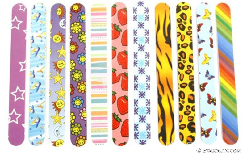 艺达美甲工具海绵抛光板修甲搓条双面指甲锉塑料EVA打磨条