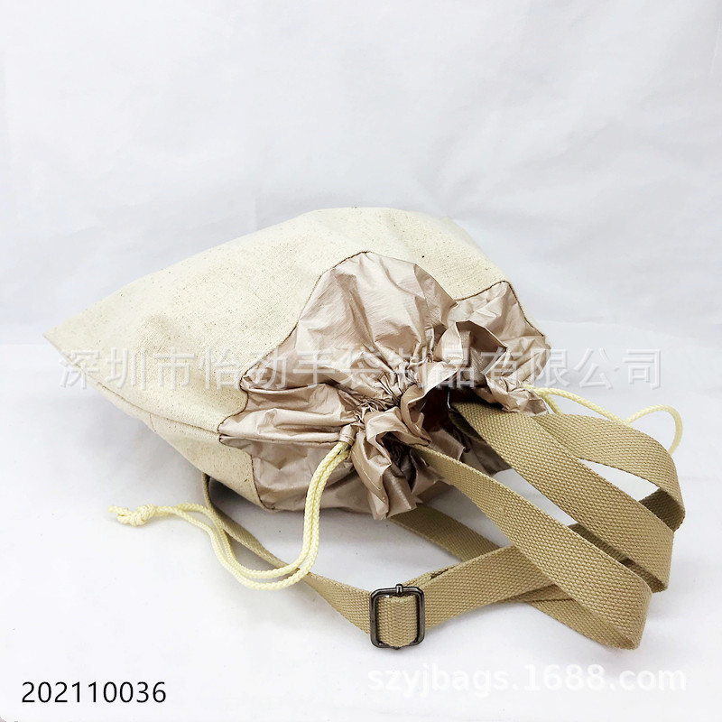 帆布 杜邦纸单肩包