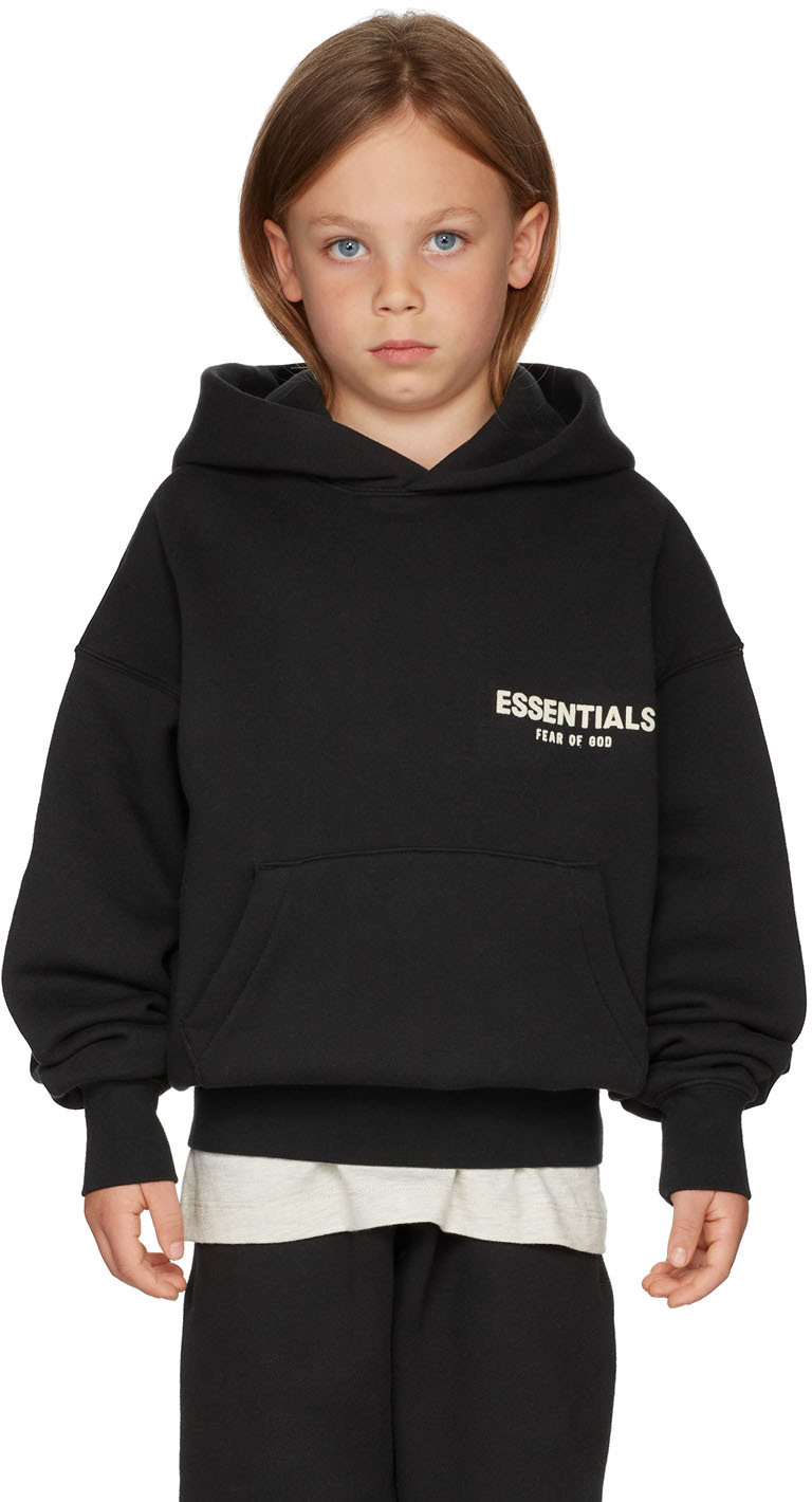 kids-black-logo-hoodie