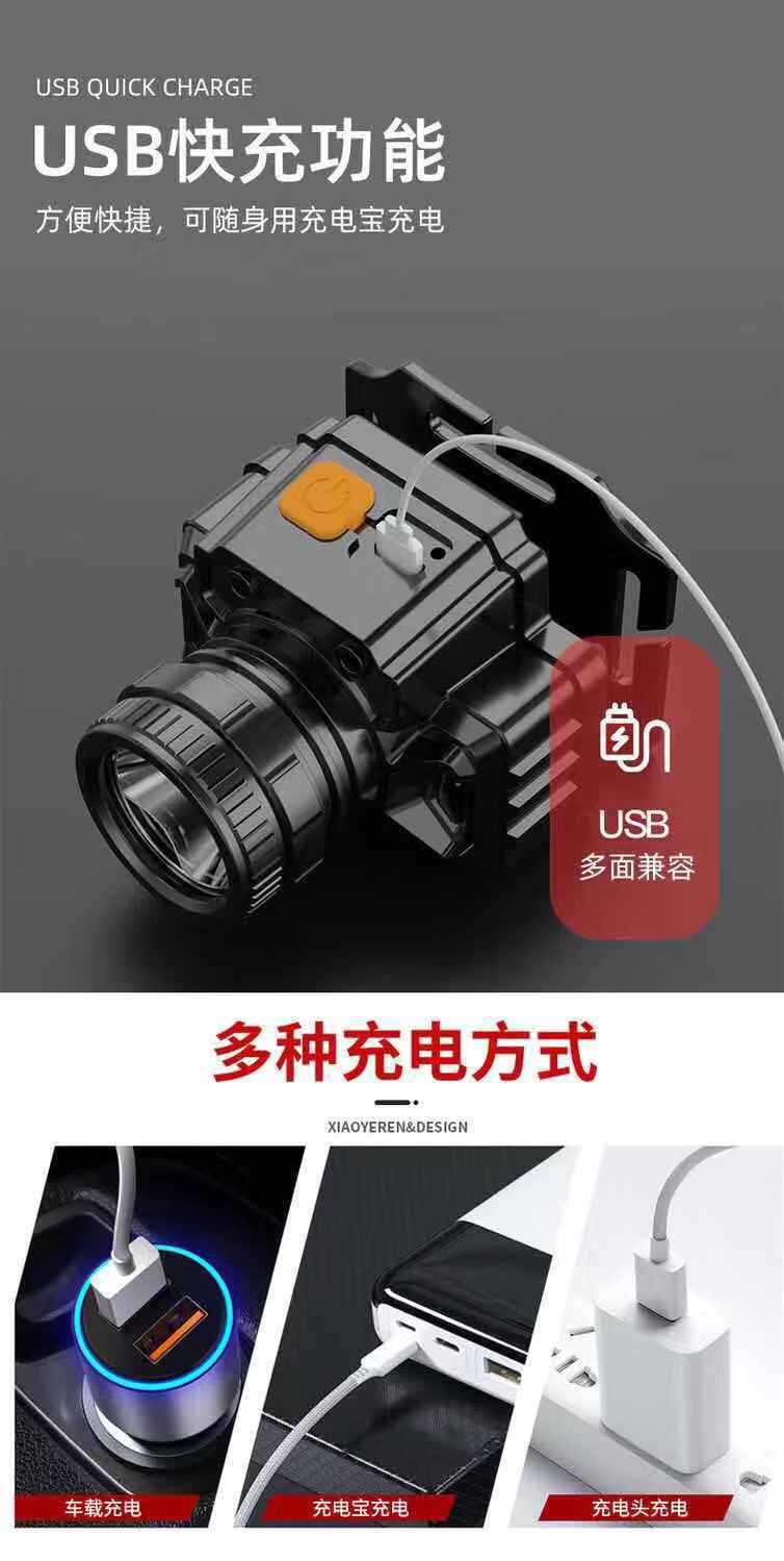野外钓鱼灯式手电