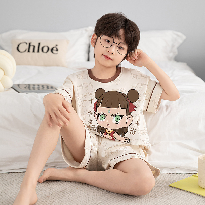 复制_男童睡衣夏季纯棉短袖薄款儿童男孩2025.jpeg