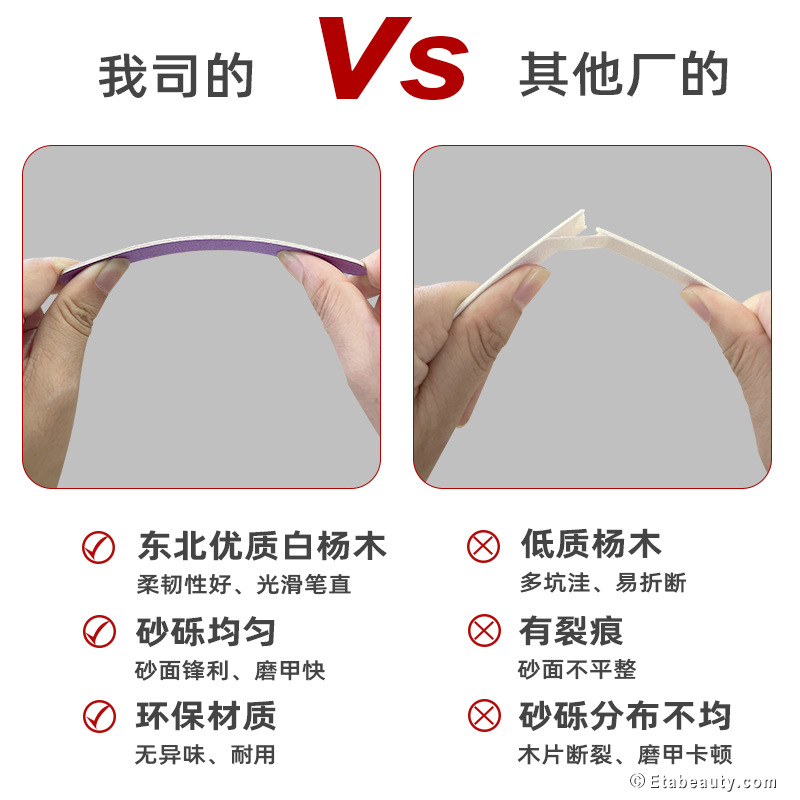 指甲锉一次性,砂纸锉,搓条美甲,美甲锉,打磨砂条